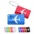 Colorful Aluminum Metal Airplane Pattern Flight Luggage Tags