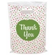 Polka Dots Seasonal Designer Full-color Die-cut Plastic Bag