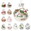 Clear Christmas Ornament