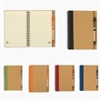 Eco-Inspired Spiral Notebook With Pen