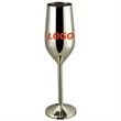 Custom 7 oz Stainless Steel Champagne Glasses