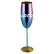Custom 8.5 oz Stainless Steel Champagne Glasses