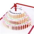 3D Pop Up Birthday Cake Greeting Card