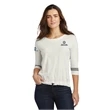 New Era Ladies Tri-Blend 3/4-Sleeve Tee