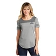 Sport-Tek Ladies PosiCharge Tri-Blend Wicking Fan Tee.