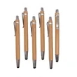 Bamboo Ballpoint Pen With Stylus