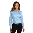 Port Authority Ladies Long Sleeve SuperPro React Twill Sh...
