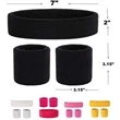Sport Headband Wristband Set