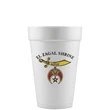 20 oz Foam Cup - White - Hi-Speed