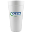 24 oz Foam Cup - White - Hi-Speed