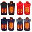 4 Heating Areas Warming Heated Unisex Vest
