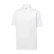 FJ ProDry Performance Solid Lisle Set on Placket-Self Collar