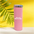 22 oz Rubberized Stainless Steel Slim Tumbler