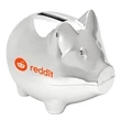 Silver Plated Piggy Bank