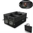 3-Compartment Cargo Trunk Storage Organizer
