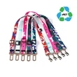 1"x24" rPET Adjustable Pet Safety Sublimation Seatbelt Leash