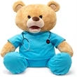 Stuffed Teddy Bear with Doctor or Nurse Scrubs