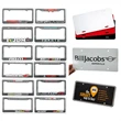 Full Color Raised Letter ABS License Plate Frame With Insert
