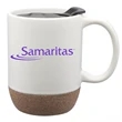 13 oz. Barista Ceramic Custom Mugs with Cork Bottom