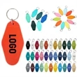 Color Custom Plastic Hotel Diamond Keychain