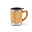 Stainless Steel Bamboo Mug with Handle