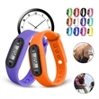 Silicone Watch Digital Pedometer With Custom Logo