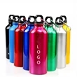 20 Oz. Aluminum Sports Water Bottle w/ Carabiner