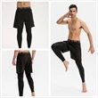 Men's 2 in 1 Running Pants Shorts with Pockets