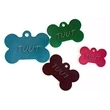Double Sided Blank Alloy Bone Shape Pet ID Tag