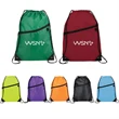Drawstring Backpack w/ Zipper