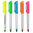 3 in 1 Stylus Ballpoint Pen with Highlighter