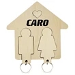Wall Hanging House Keychain Couple
