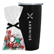 Straight Tumbler w/ Plastic Liner Gift Set - Holiday Kisses