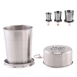 Stainless Steel Portable Folding Collasible Travel Cup