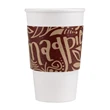 Dimpled Kraft Coffee Sleeve for 12-24 oz. Cups
