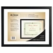St. James® Floating Certificate Frame, Black, 83914