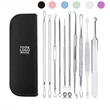 10pcs Pimple Blackhead Remover Extractor Tool Kit