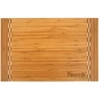 18 1/4" x 12" Bamboo Cutting Board with Butcher Block Inlay