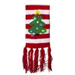 Striped Christmas Tree LED Scarf