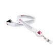 China Silkscreen Lanyard with Retractable Badge Reel Combo