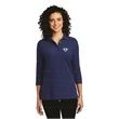 Port Authority Ladies Silk Touch 3/4-Sleeve Polo.