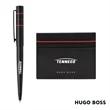 Hugo Boss® Gear Card Holder/Ribbon Matrix Ballpoint Pen