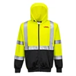 Hi-Vis Hooded Full Zip