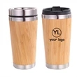 15oz Bamboo Tumbler Cup with Stainless Steel Liner