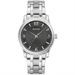 Bulova Silver-tone Watch with Black Dial