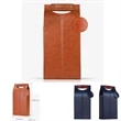 Leather Tote - 2 Bottle