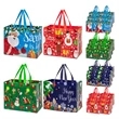 Reusable Christmas Gift Bags Non woven Tote