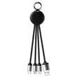 Howe 4 in 1 Light up logo Charging Cable with