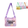 Mesh beach shoulder bag