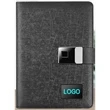 Fingerprint Lock Diary with Power Bank $ USB Drive